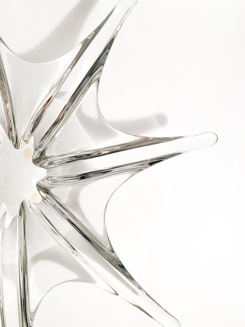 Baccarat Crystal Star Centerpiece from the 90s