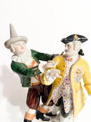 Scultura Gruppo in Porcellana Policroma di Ludwigsburg del 1800