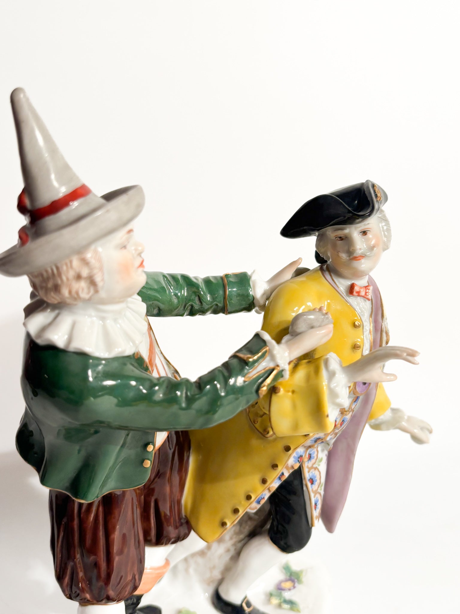 Polychrome Porcelain Sculpture Group from Ludwigsburg of the 1800s