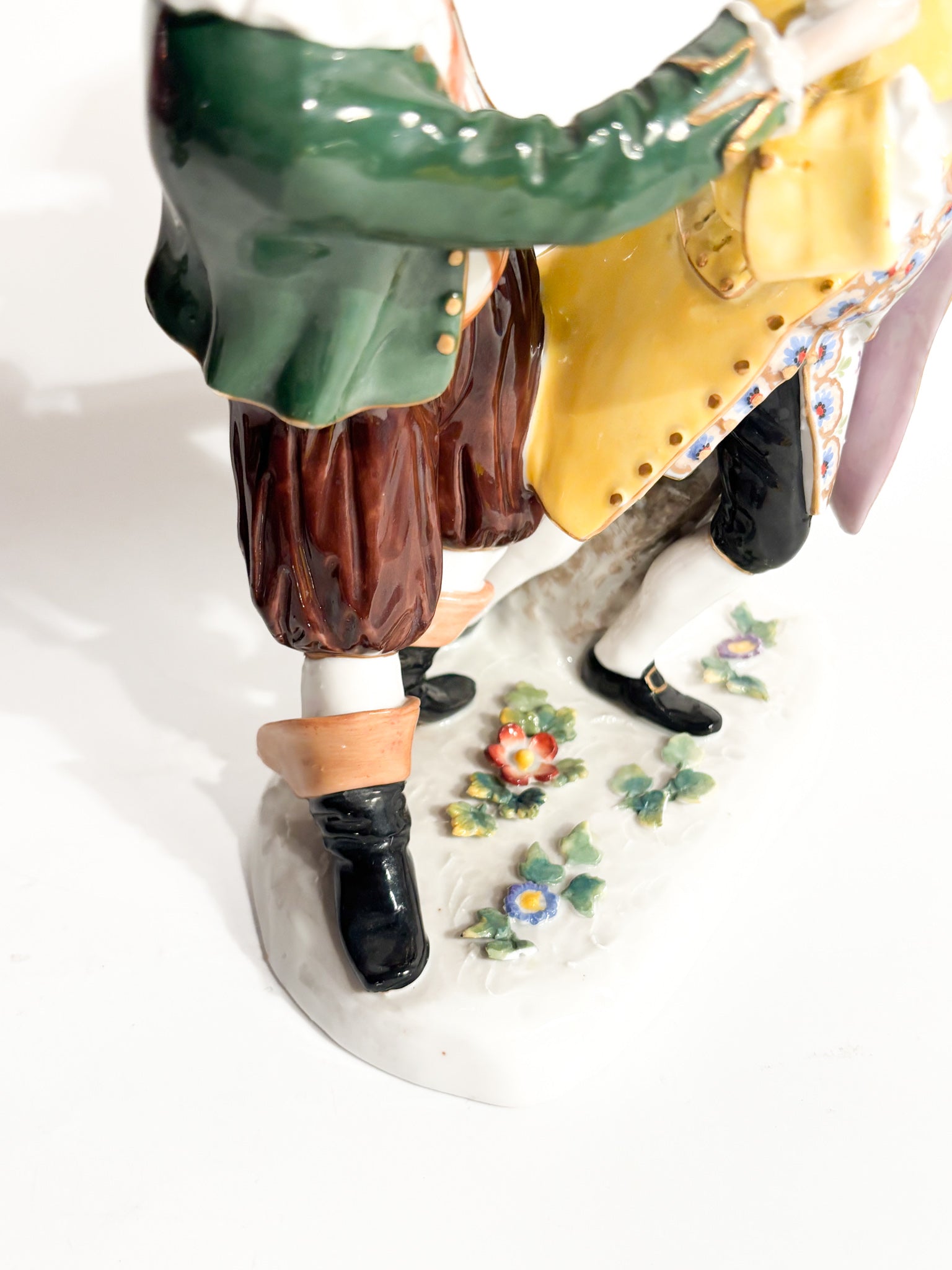 Polychrome Porcelain Sculpture Group from Ludwigsburg of the 1800s