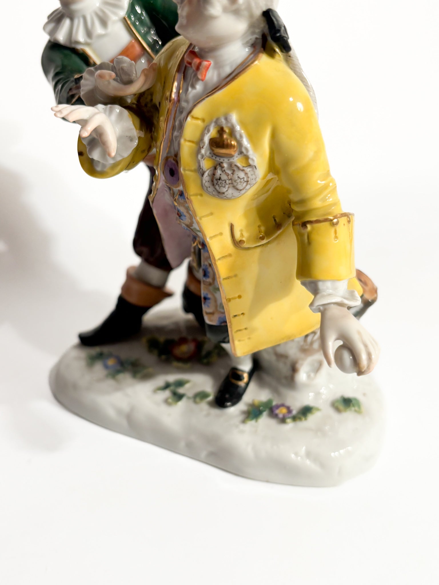 Polychrome Porcelain Sculpture Group from Ludwigsburg of the 1800s