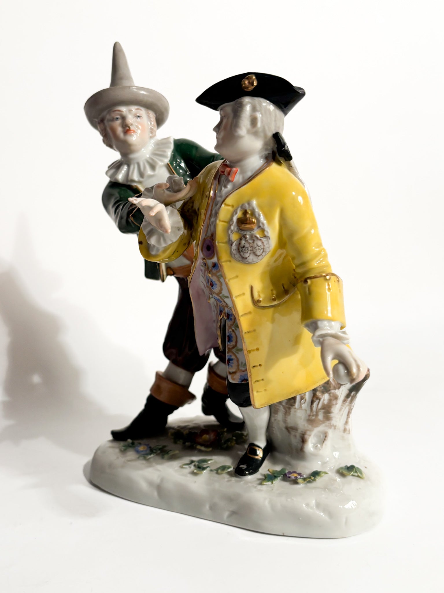 Polychrome Porcelain Sculpture Group from Ludwigsburg of the 1800s