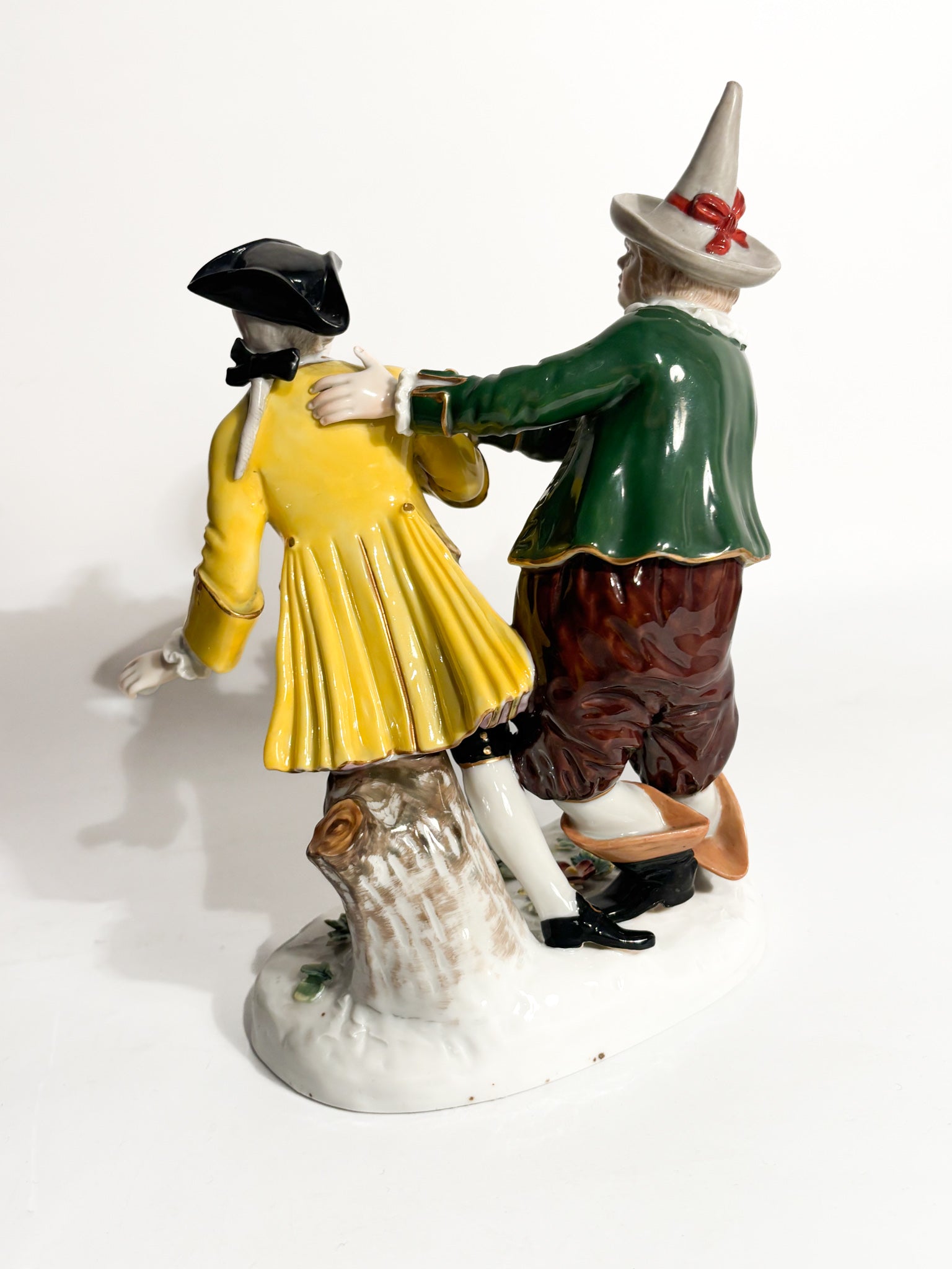 Polychrome Porcelain Sculpture Group from Ludwigsburg of the 1800s