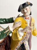 Scultura Gruppo in Porcellana Policroma di Ludwigsburg del 1800