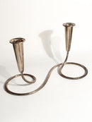 Portacandele in Metallo di Günter Kupetz Wagenfeld per WMF Anni 50