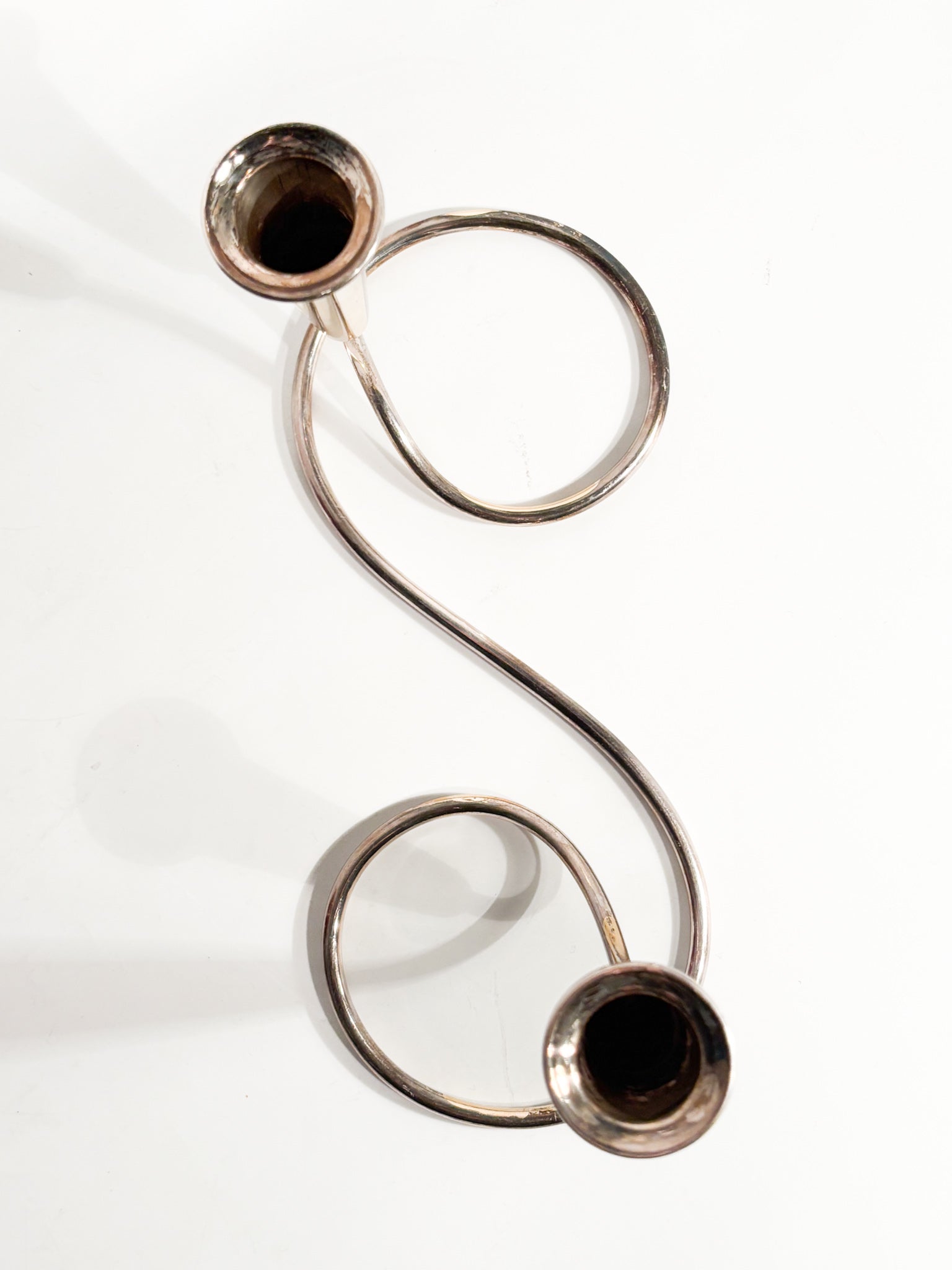 Metal Candle Holder by Günter Kupetz Wagenfeld for WMF 1950s