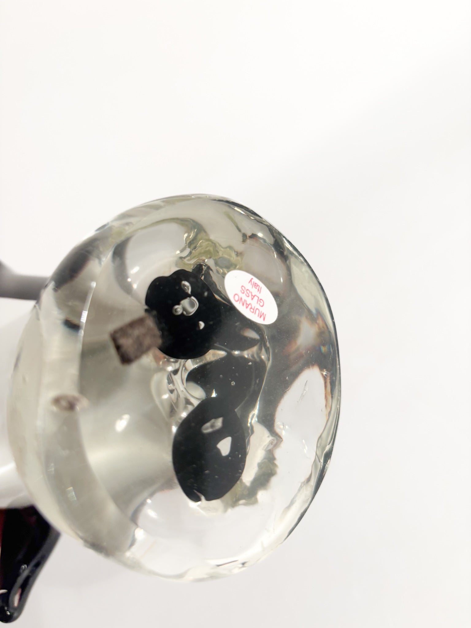 Scultura di Pinguino in Vetro di Murano Anni 80