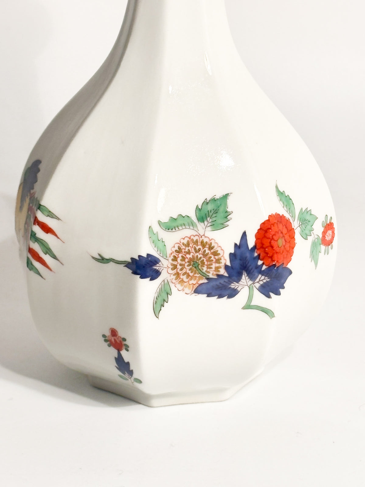 Meissen Porcelain Bottle with 800 Silver Cap Early Twentieth Century