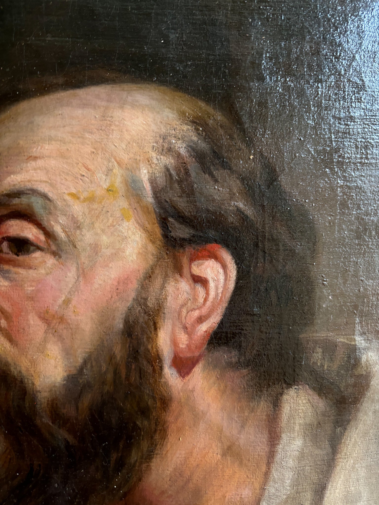 Male Portrait Oil on Canvas Early Twentieth Century