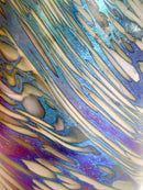 Vaso In Vetro Iridescente Multicolore di Loetz Anni 40