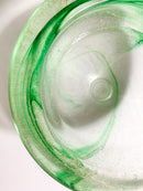 Ciotola in Vetro di Murano Verde e Oro Anni 60