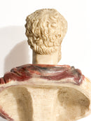 Busto in Resina Policroma dell'Imperatore Romano Marco Aurelio Anni 50