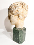 Scultura in Gesso e Base in Marmo di Ygeia Dea della Saluta Anni 60