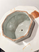 Vaso in Ceramica di Delft Bianco e Blu Cobalto Primi Novecento