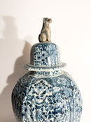 Vaso in Ceramica di Delft Dipinto a Mano del 1800