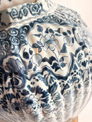 Vaso in Ceramica di Delft Dipinto a Mano del 1800