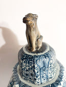 Vaso in Ceramica di Delft Dipinto a Mano del 1800