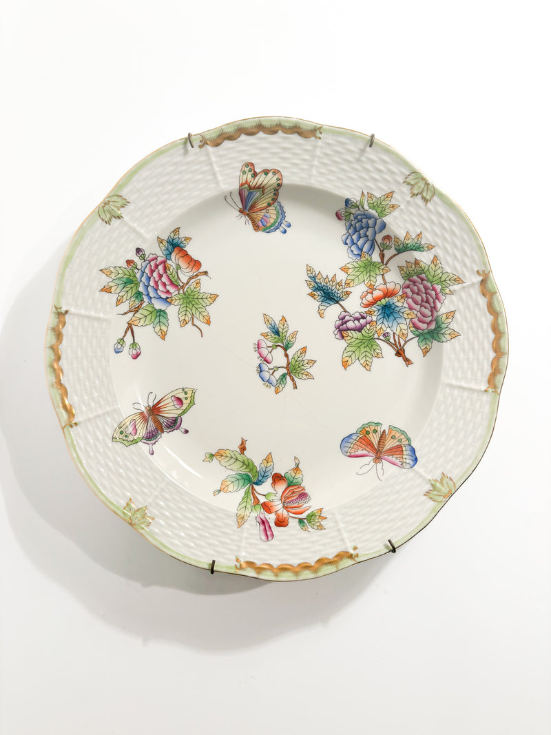 Queen Victoria Herend Porcelain Decorative Plate