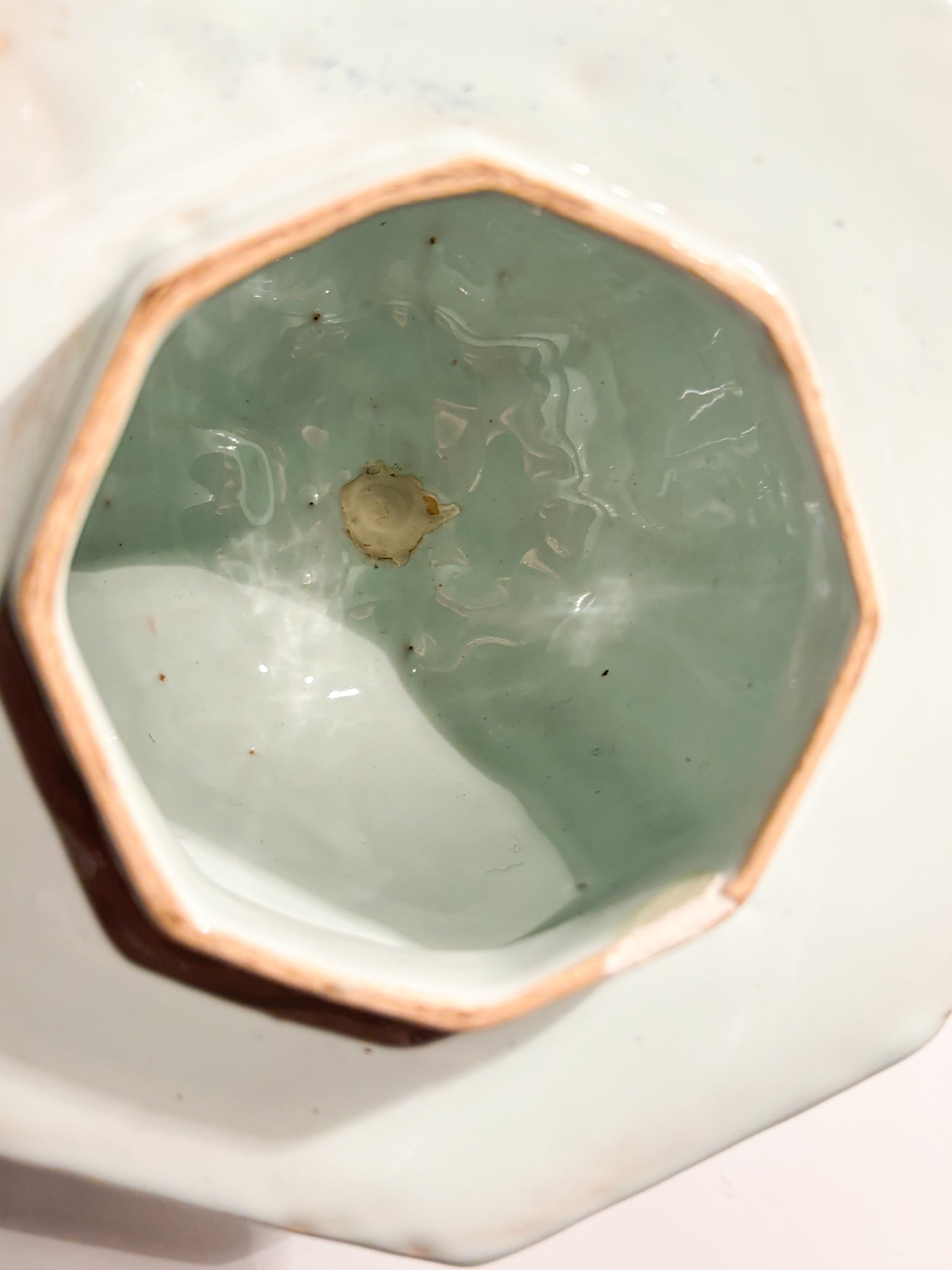 Delft Ceramic Vase Hand-Painted from the 1800s