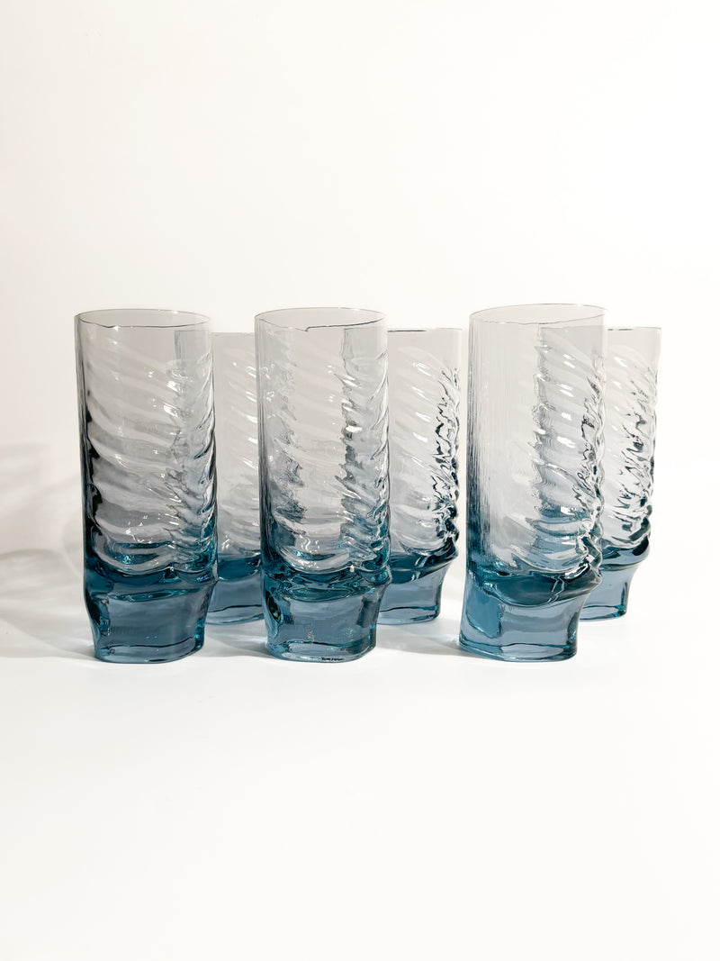 Set of Six Azteca Drink Glasses by Fabio Frontini for Arnolfo di Cambio 1970s