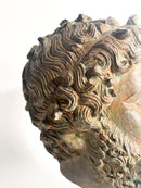 Testa del Pugile Satyros di Elis in Marmo Stampato XX Secolo