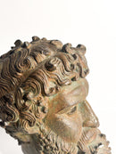 Testa del Pugile Satyros di Elis in Marmo Stampato XX Secolo