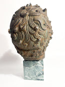 Testa del Pugile Satyros di Elis in Marmo Stampato XX Secolo