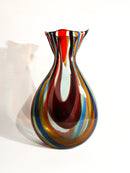 Multicolored Murano Glass Vase with Aventurine Inclusions by La Murrina, 1980s