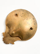 Ciotola in Bronzo Dorato a Forma di Conchiglia Anni 80