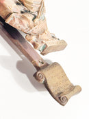 Scultura da Parete in Bronzo Dorato di Veliero Anni 50