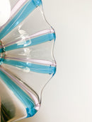 Bicchiere in Vetro di Murano con Lavorazione a Filigrana di Marino Santi Anni 50