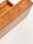 Scatola in Legno con Figure Scolpite Manifattura di Sorrento Anni 50