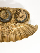 Calamaio in Bronzo Dorato e Boccette in Cristallo XX Secolo