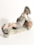 Scultura in Porcellana di Lladró di Giovane Pastorello Anni 80