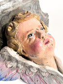 Mensola in Legno Raffigurante un Angelo Manifattura Italiana XIX Secolo