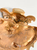 Decorazione da Parete in Bronzo Dorato con Stemma XX Secolo