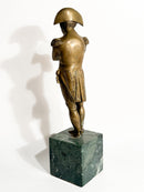 Statuina di Napoleone in Bronzo Dorato e Base in Marmo Anni 60