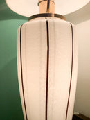 Two-light Lamp in White Murano Glass with 70s Decorations