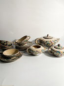 Set of 6 Ceramic Mugs by Molaroni Pesaro, Hand Painted from the 1960s
