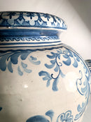 Vaso Grande in Ceramica di Savona Dipinto a Mano del 1725