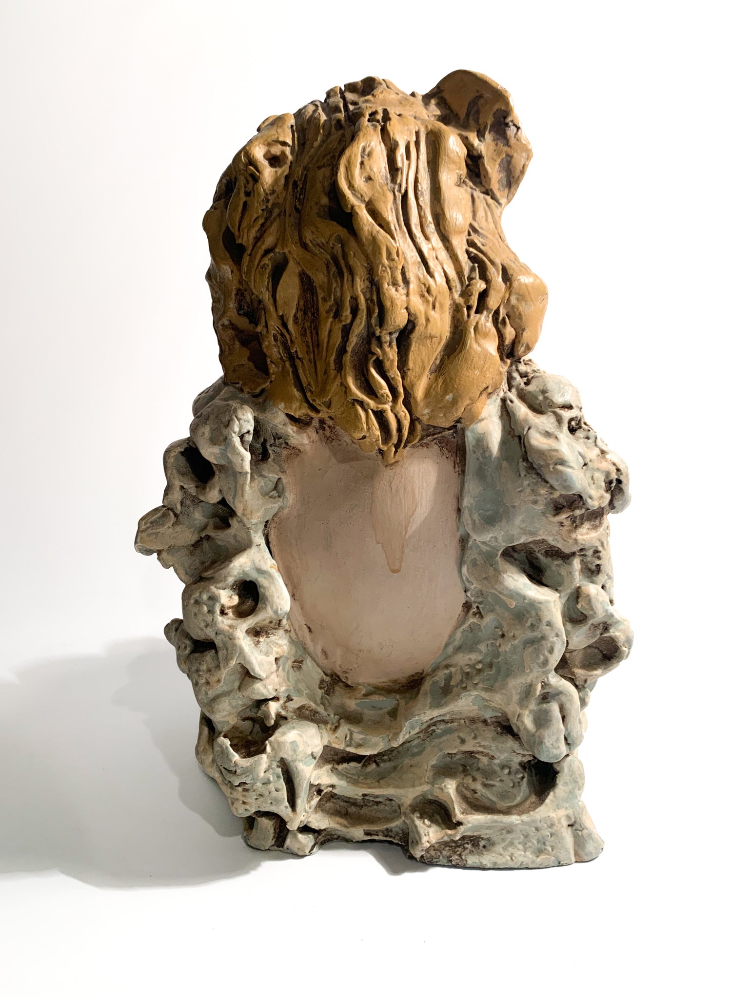 Scultura di Dama Futurista in Ceramica Anni 30