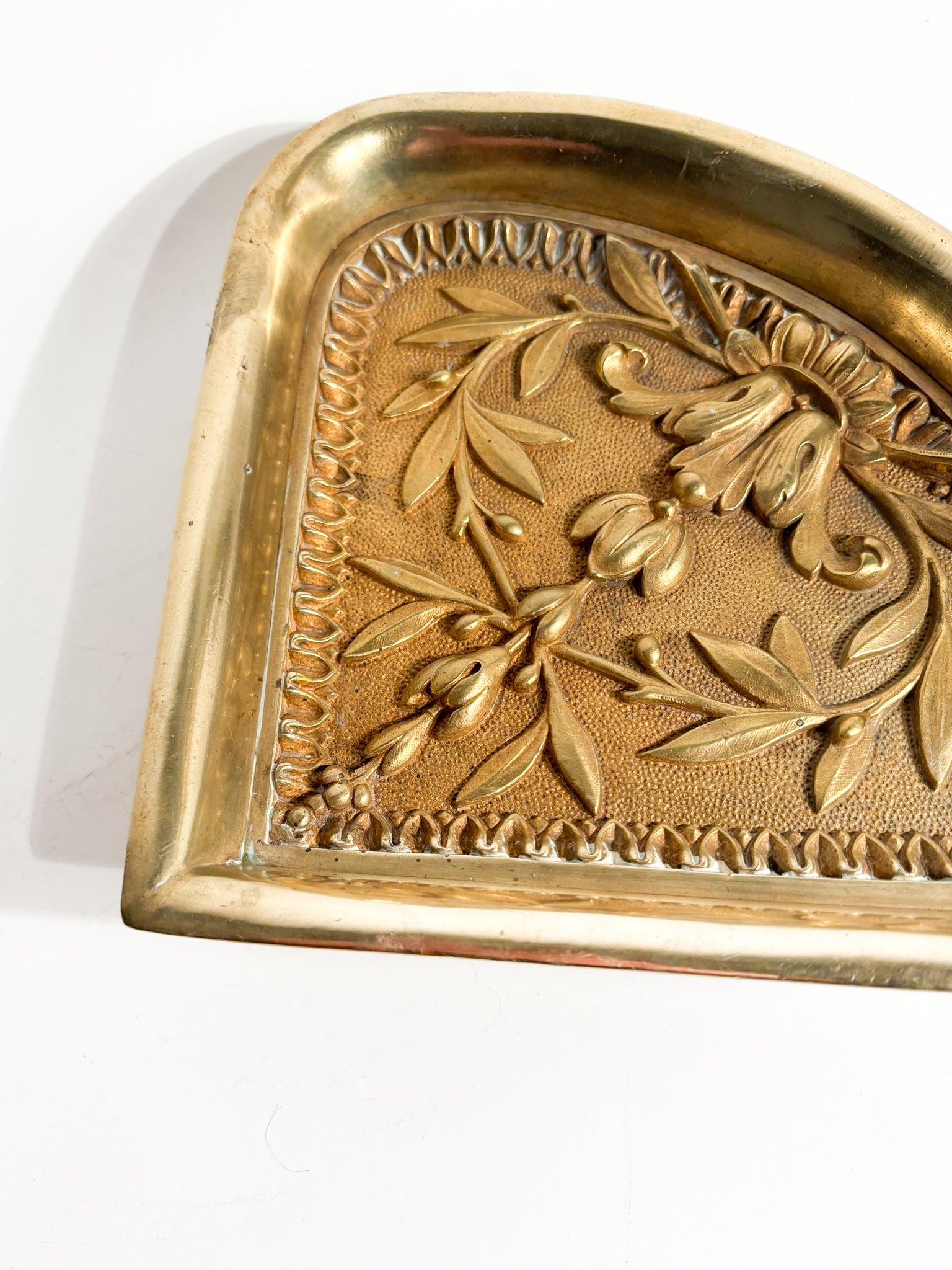Golden Bronze Bowl Tray from the 1920s