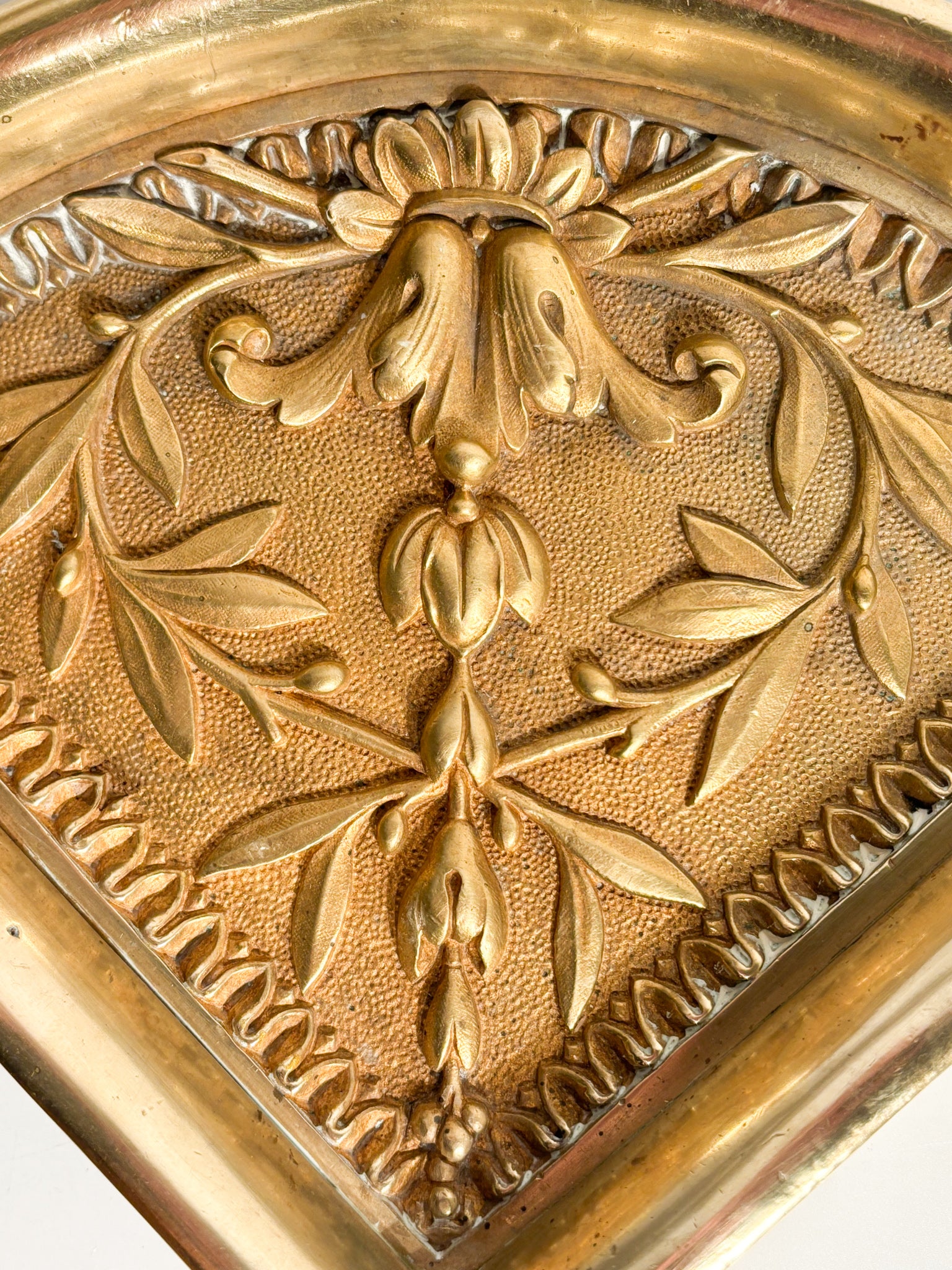 Golden Bronze Bowl Tray from the 1920s