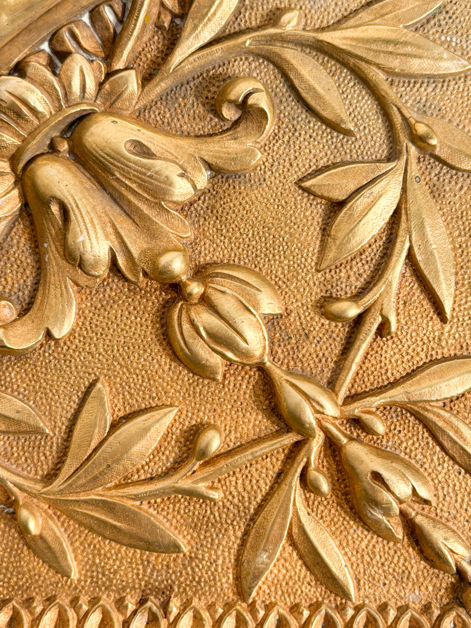 Golden Bronze Bowl Tray from the 1920s