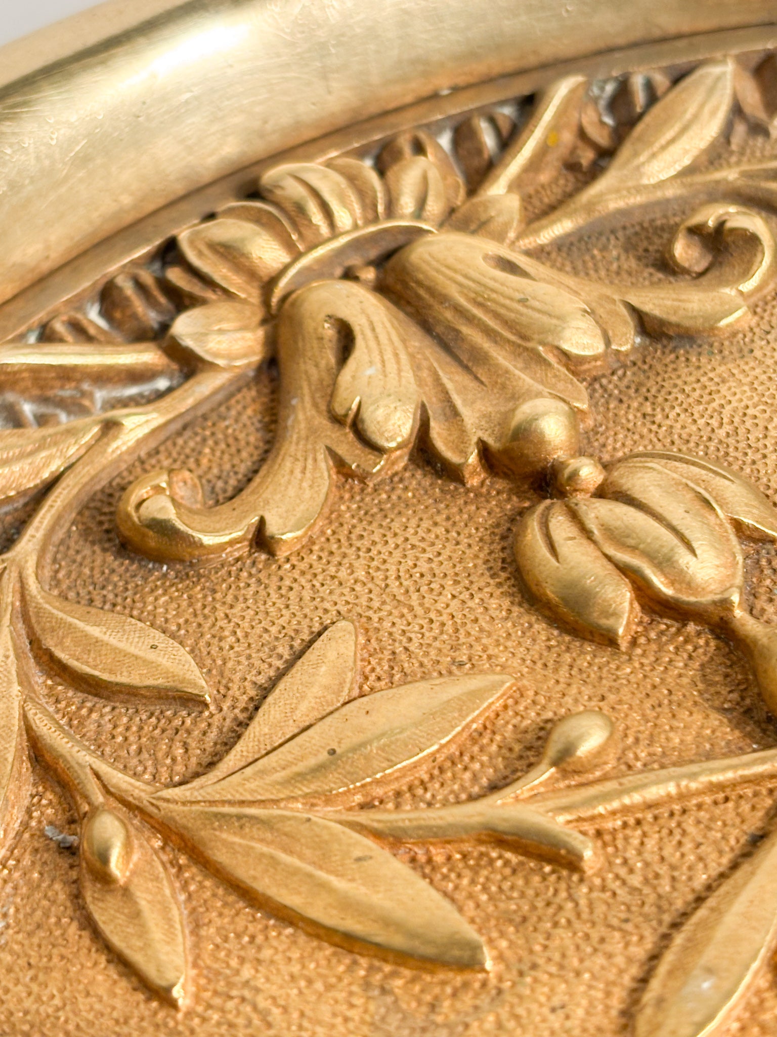 Golden Bronze Bowl Tray from the 1920s