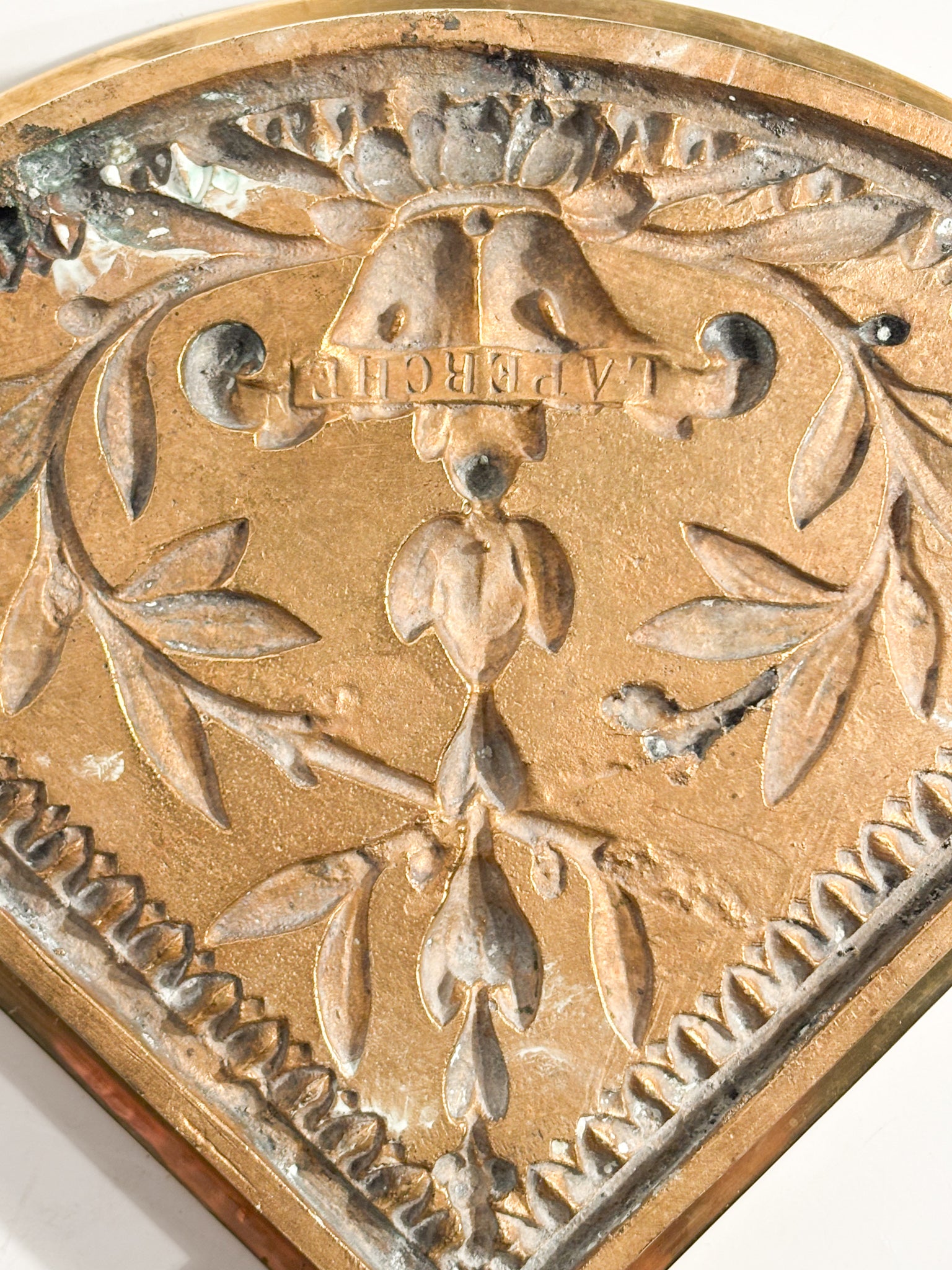 Golden Bronze Bowl Tray from the 1920s