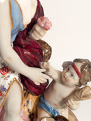 Meissen Porcelain Group of Venus with Cupid 19th Century