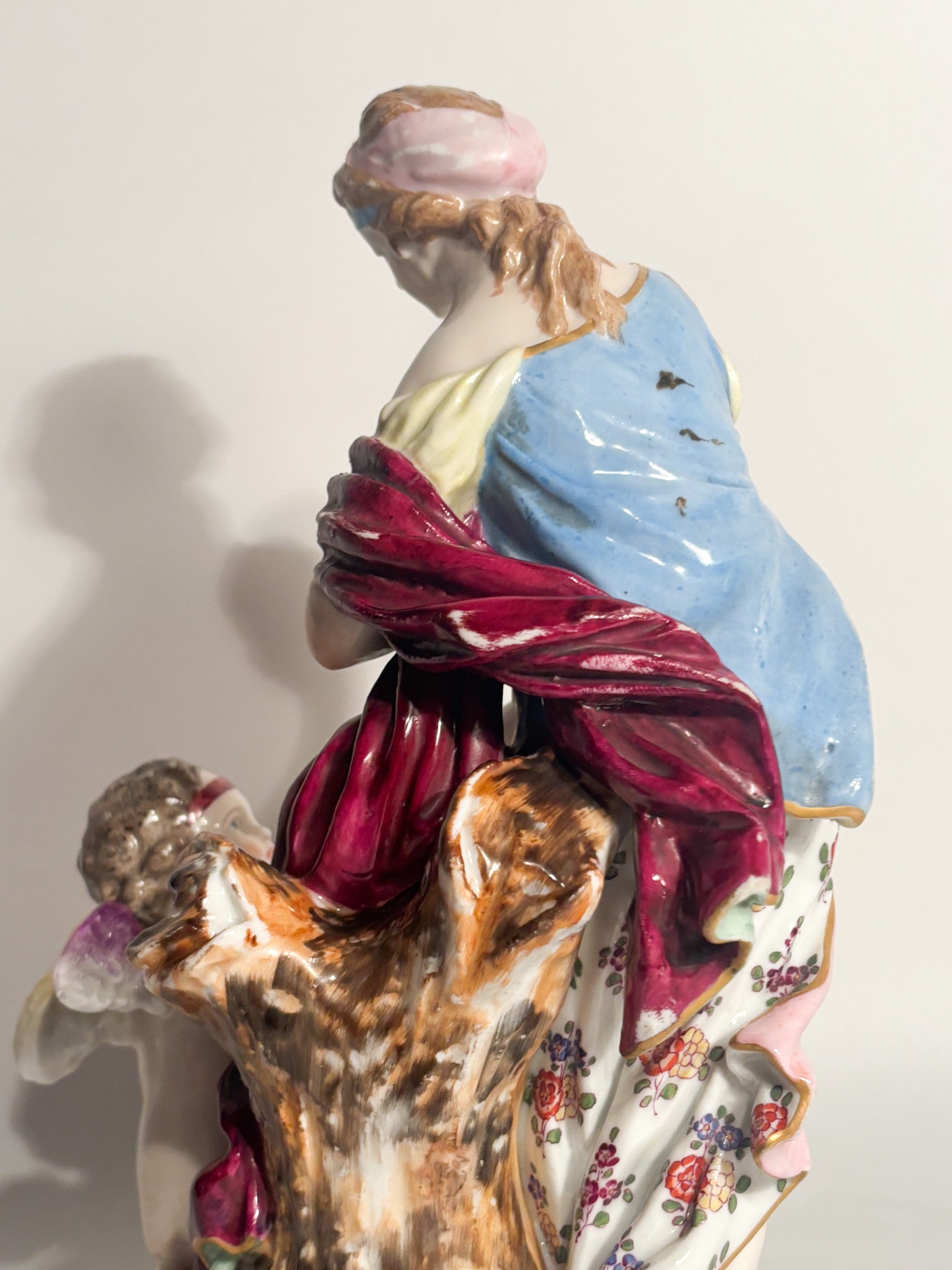 Meissen Porcelain Group of Venus with Cupid 19th Century