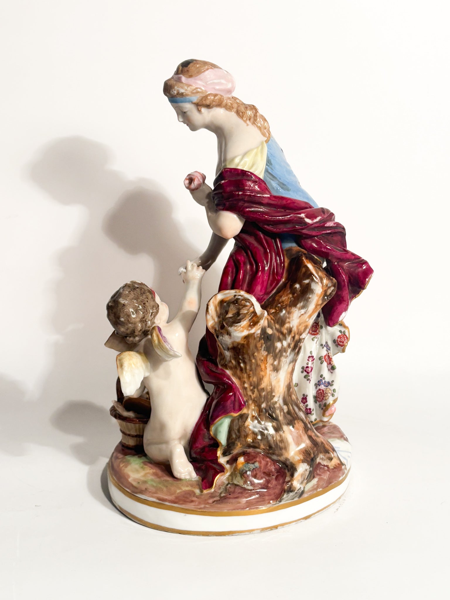 Meissen Porcelain Group of Venus with Cupid 19th Century
