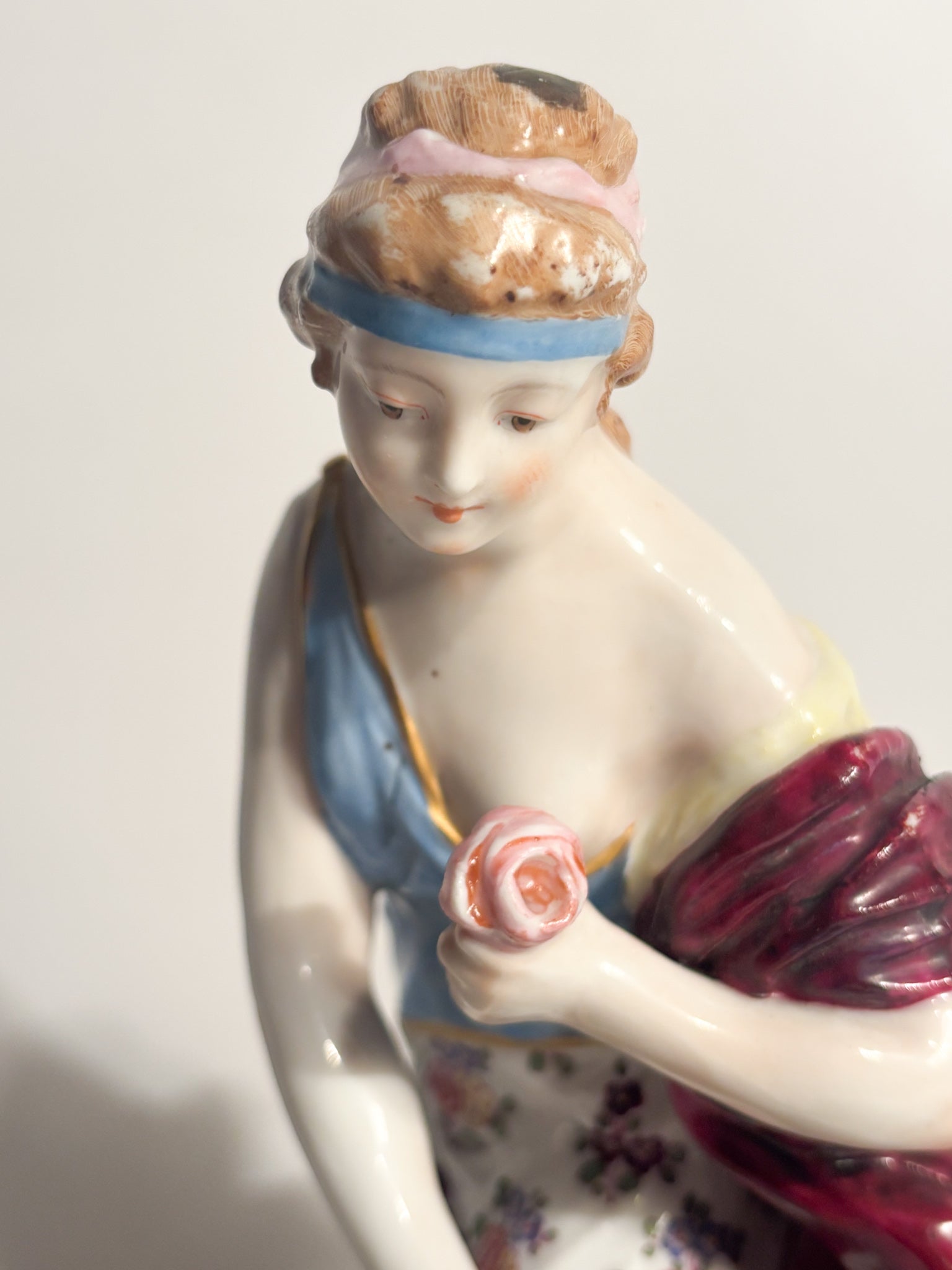 Meissen Porcelain Group of Venus with Cupid 19th Century